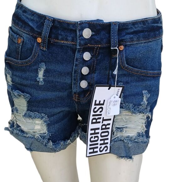 572722...Almost Famous Jean Shorts Size 5 - Picture 1 of 5
